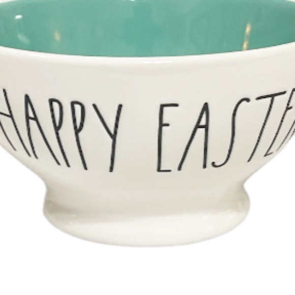 NEW Rae Dunn HAPPY EASTER Pedestal Bowl - Picture 3 of 4